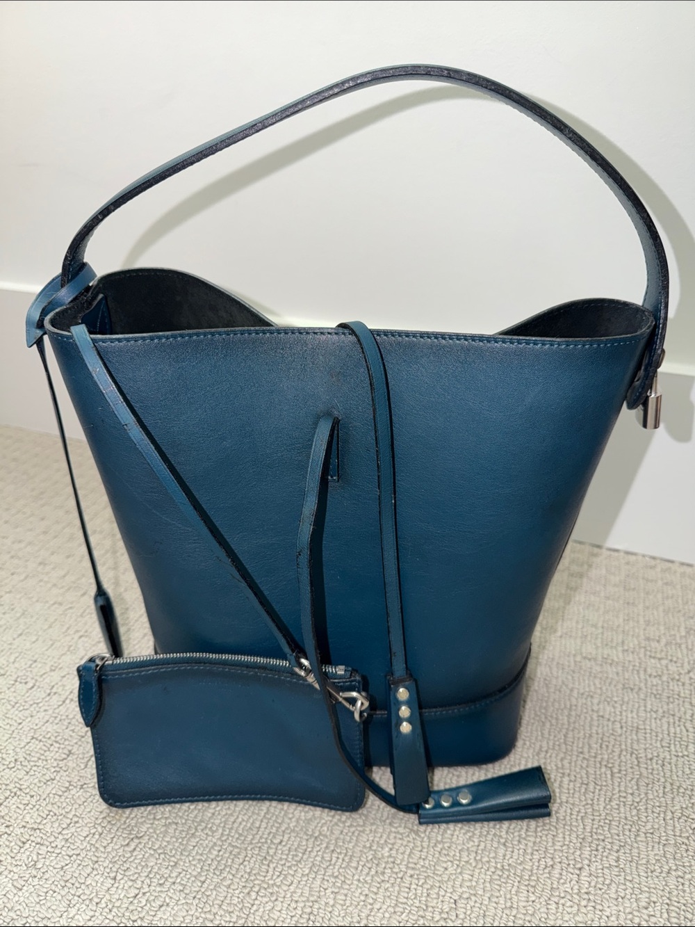 Louis Vuitton Nuance Cuir GM with Detachable Pouch Clochette, Lock and Keys